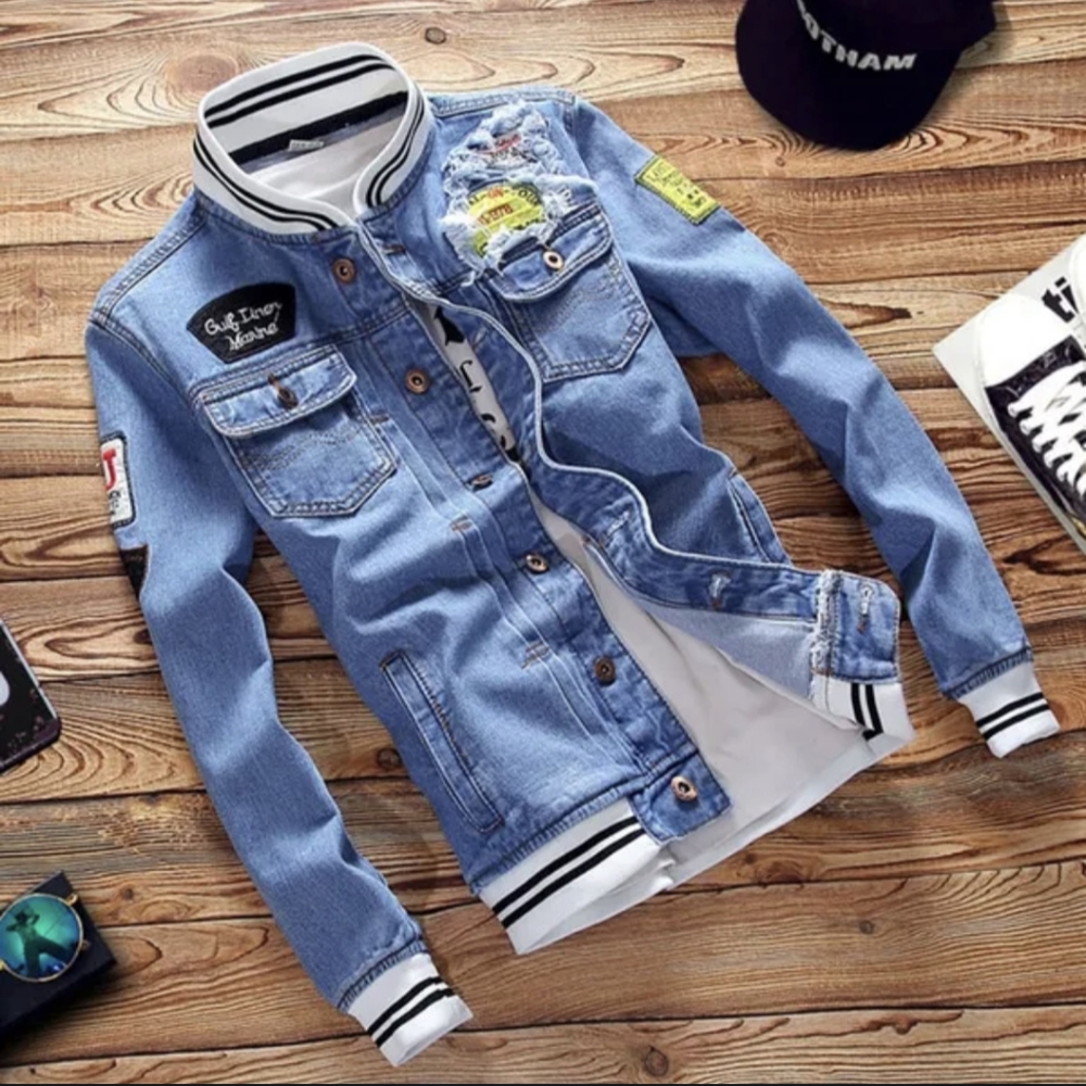 Denim jeans jacket